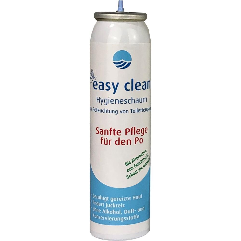 Eine Sprühdose mit Hygieneschaum zur Pflege der Haut.