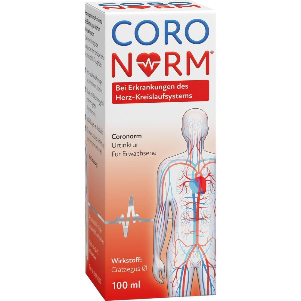 Eine Medizinpackung für Herz-Kreislauf-Erkrankungen mit einer anatomischen Zeichnung.