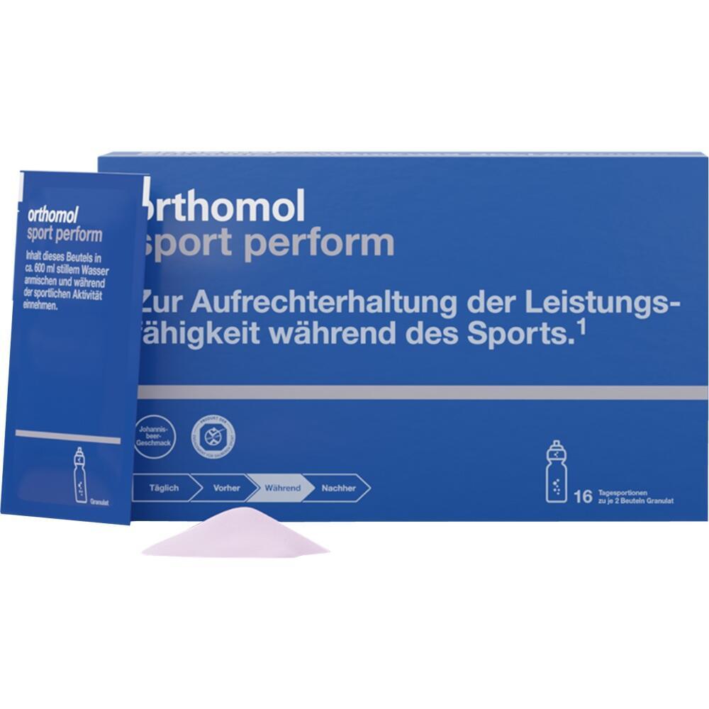 Blaues Päckchen mit Sportpulver zur Unterstützung der Leistung beim Sport.