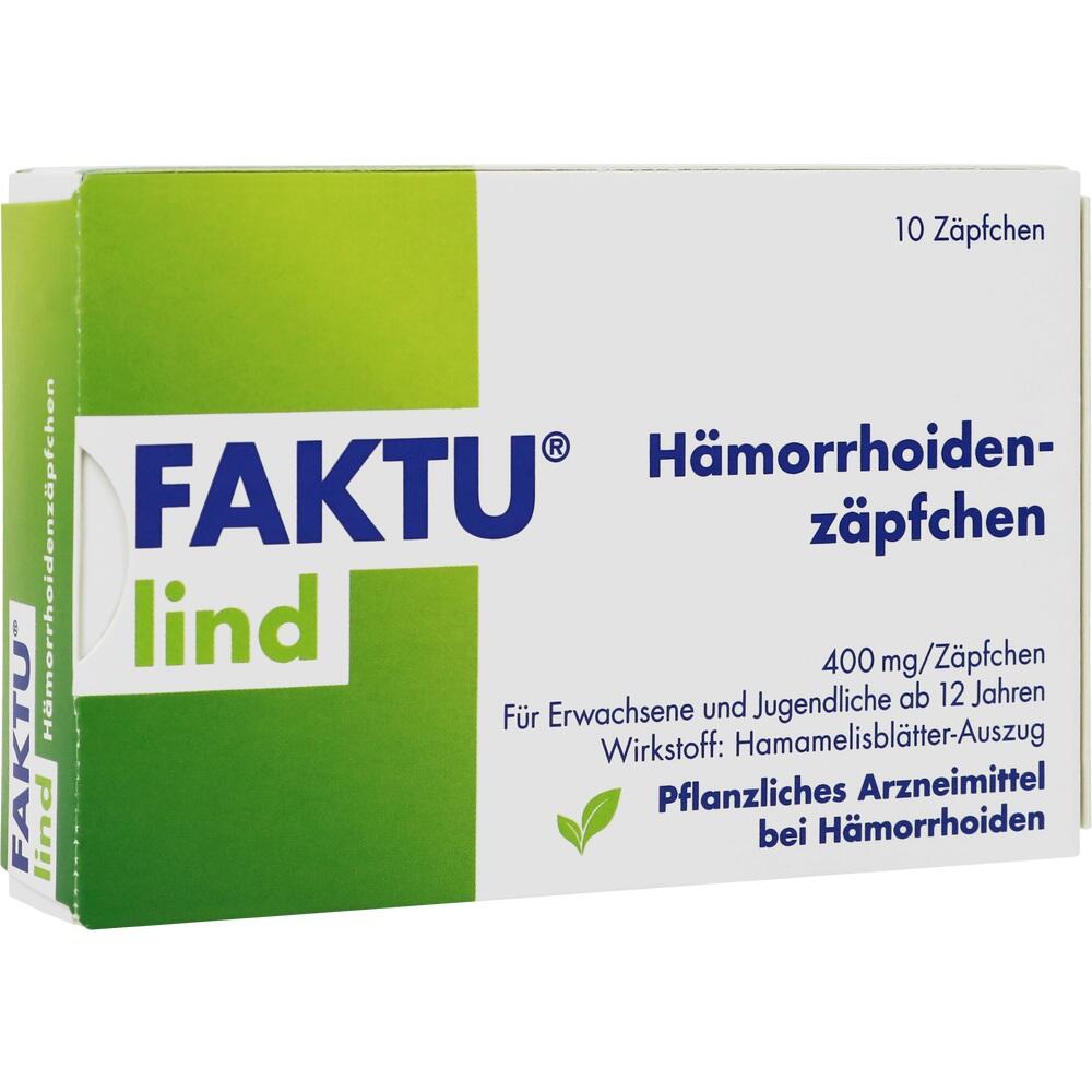 Packung mit Hämorrhoiden-Zäpfchen für Erwachsene und Jugendliche ab 12 Jahren.