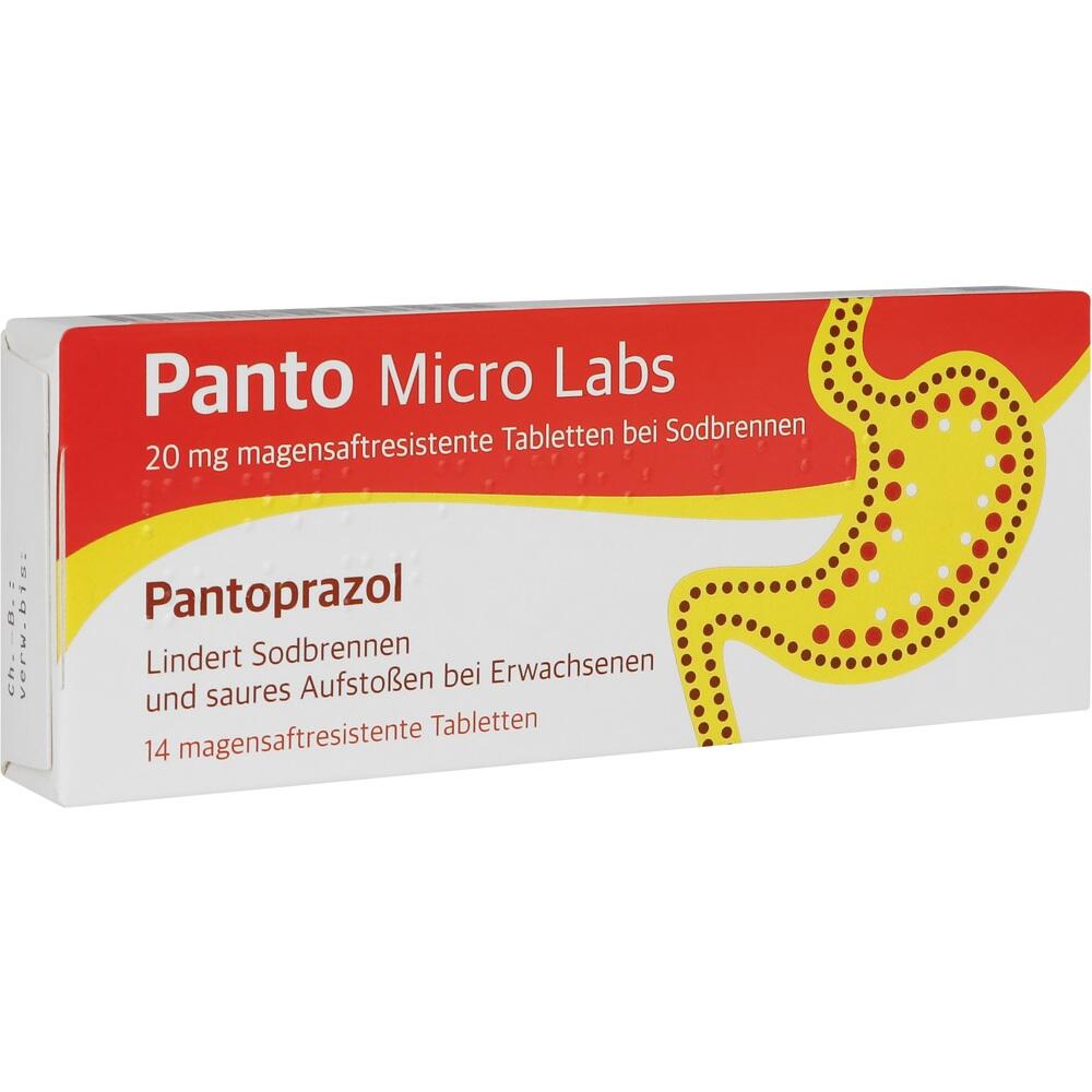 Das Bild zeigt eine Packung Pantoprazol-Tabletten gegen Sodbrennen.