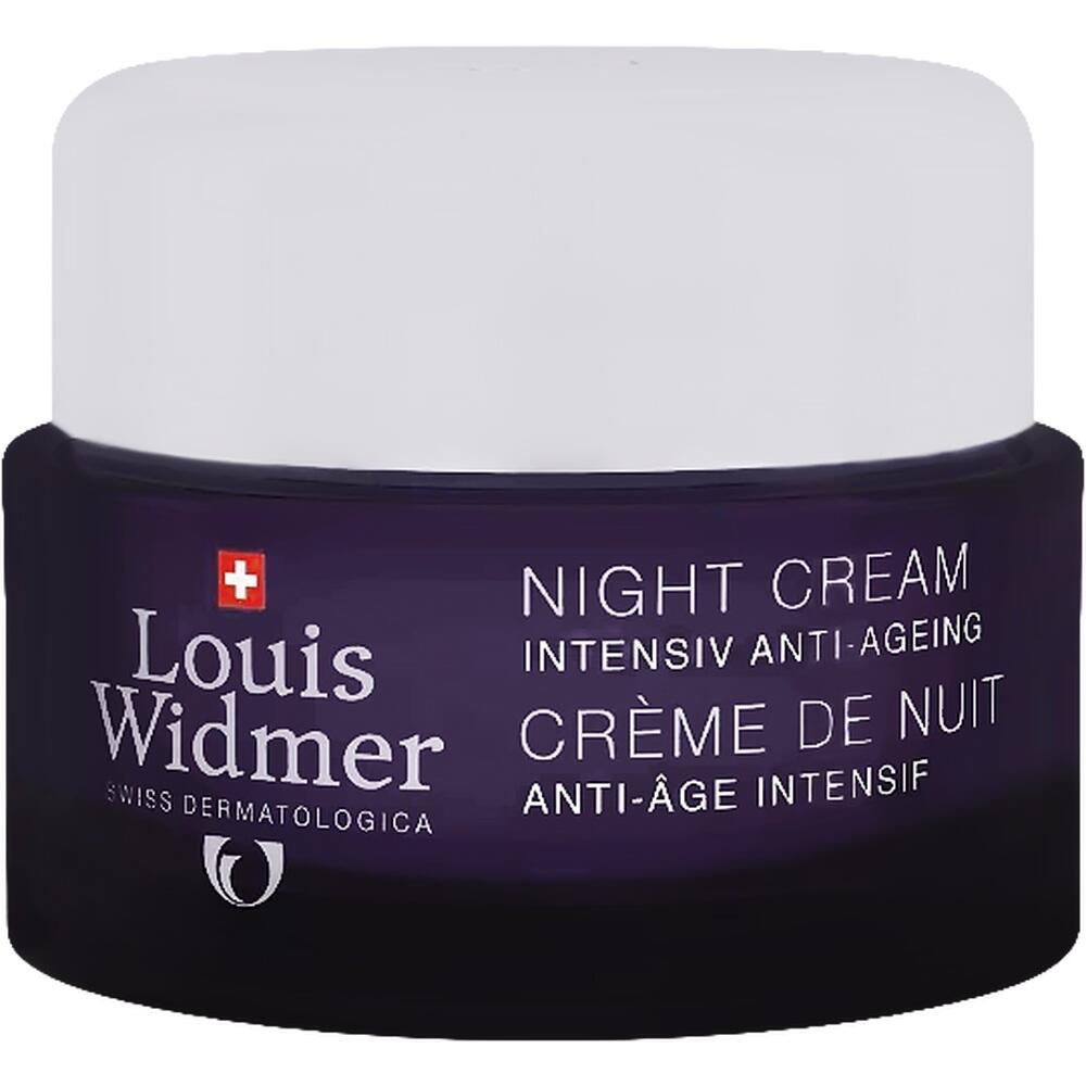 Ein Tiegel mit Nachtcreme gegen Hautalterung.