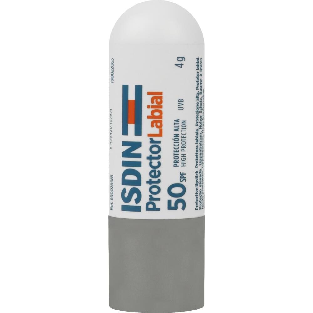 Ein Lippenpflegestift mit Sonnenschutzfaktor 50.