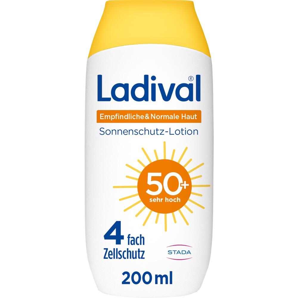 Sonnencreme mit Lichtschutzfaktor 50+ für empfindliche und normale Haut.