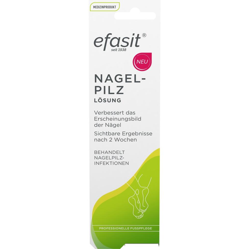 Verpackung von Nagelpilz-Lösung zur Verbesserung der Nagelgesundheit.