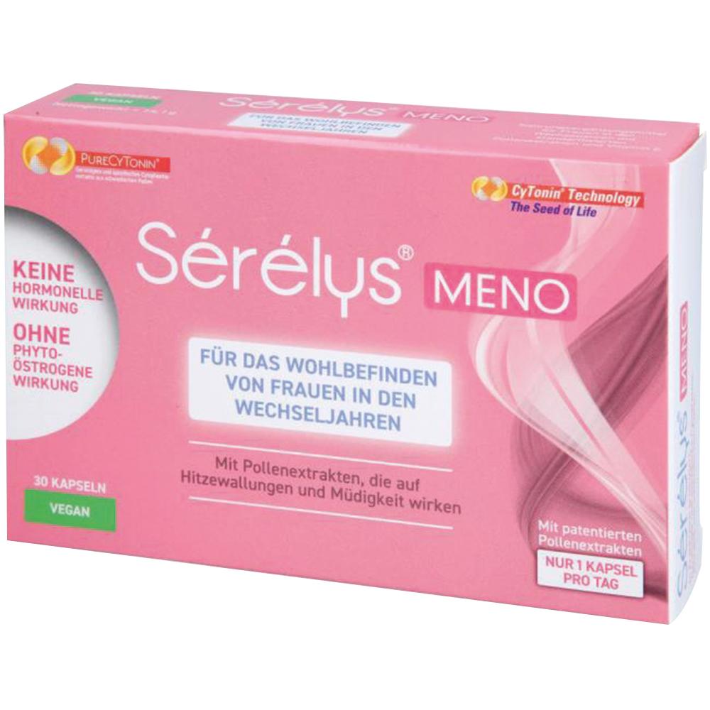 Rosa Verpackung einer Nahrungserg&auml;nzung f&uuml;r Frauen in den Wechseljahren.