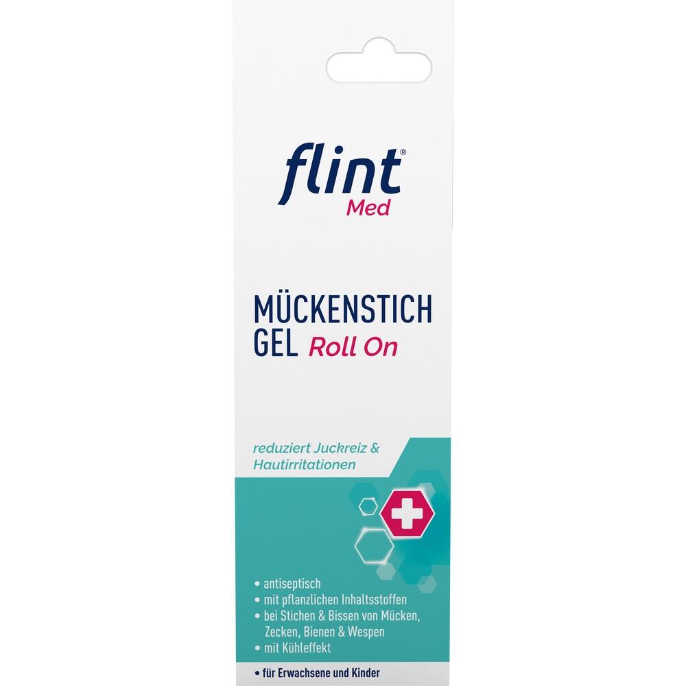 Verpackung eines Mückenstich-Gels zum Auftragen auf die Haut.