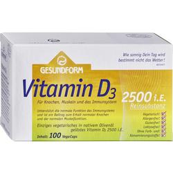 GESUNDFORM VIT D3 2500IE